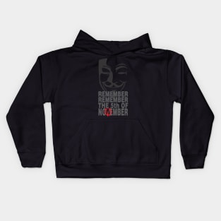 5th of November - V for Vendetta Kids Hoodie